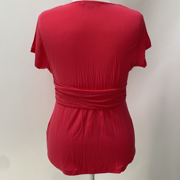 Pretty coral Boden jersey top - New - Picture 2 of 4